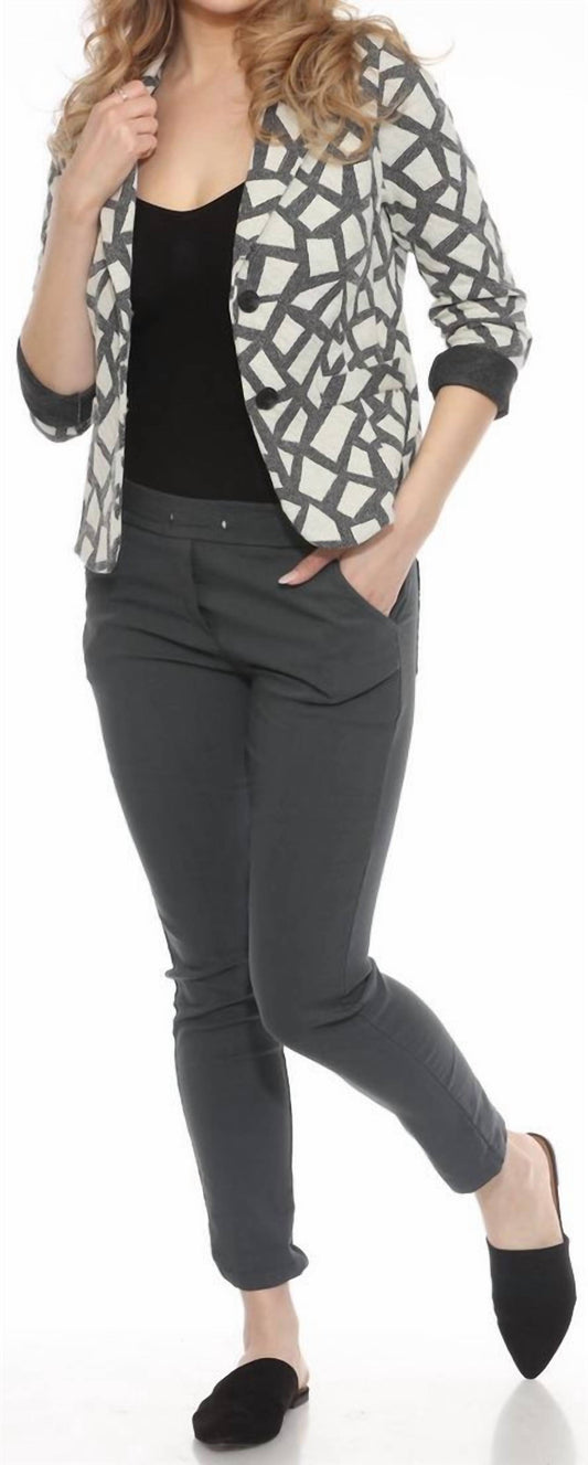 Flora Ashley - Knit Blazer-style Jacket