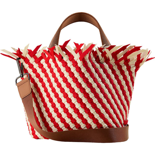 Naghedi - Women's Havana Striped Tote