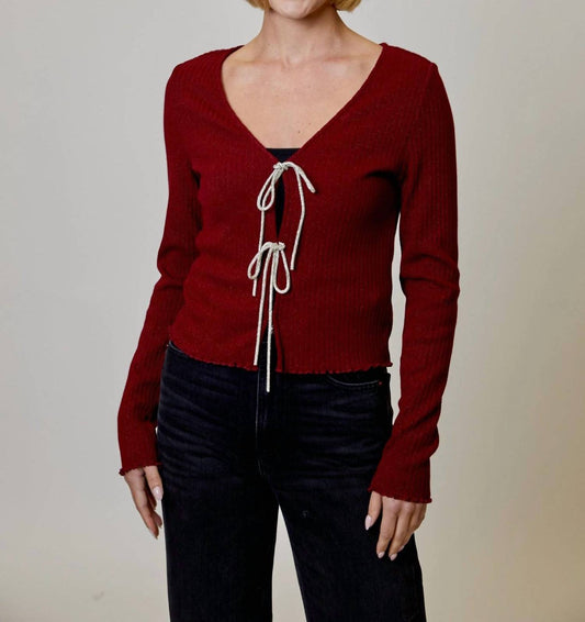 Design History - Crystal Bow Cardigan