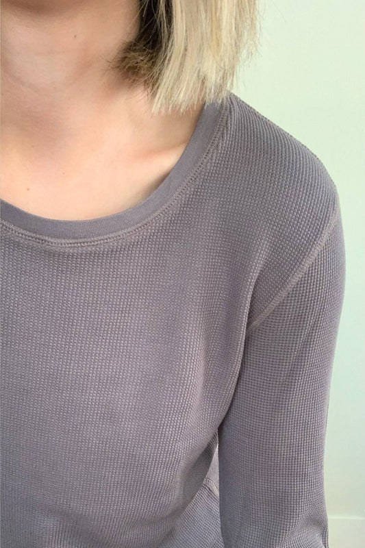 Mododoc - Long Sleeve Waffle Shirt