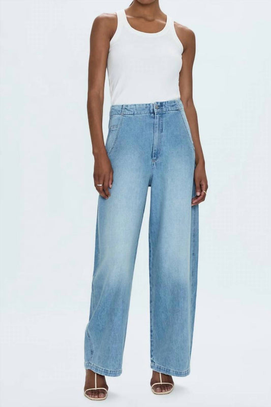 Pistola - Lottie High Rise Relaxed Bowed Leg Jean