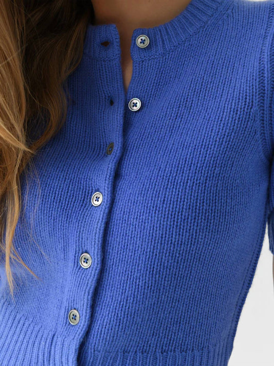 White + Warren - Cashmere Elbow Sleeve Cardigan