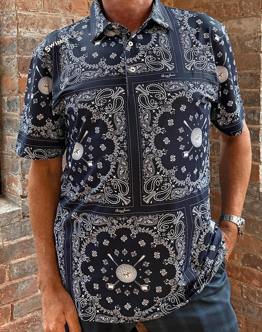 Swingjuice - Men's Golf Bandana Polo