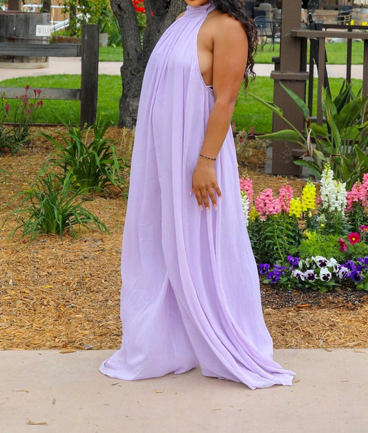 Surelymine - A Little Extra Wide Leg Halter Jumpsuit