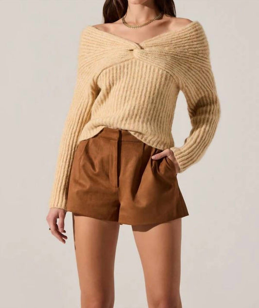 Astr - Franisbel Twist Front Sweater