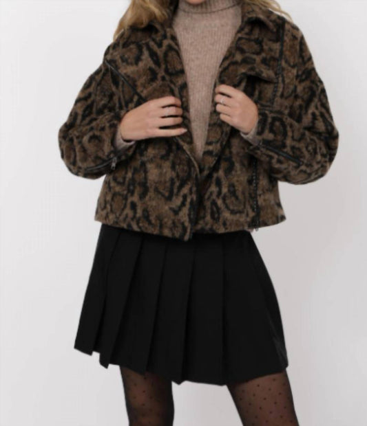 Sage The Label - Strada Brushed Leopard Jacket