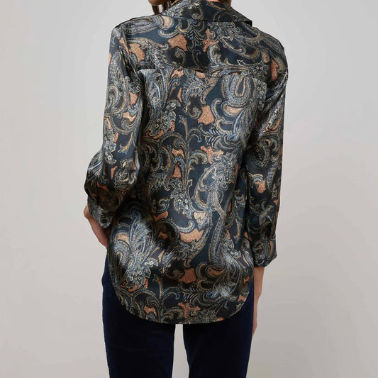 L'Agence - Dani Three Quarter Sleeve Blouse