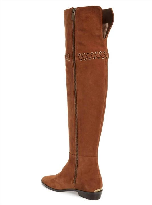 Michael Kors - Women Malin Grommet Suede Leather Over-The-Knee Boots