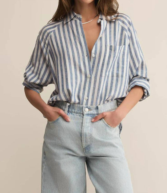 Z Supply - Perfect Linen Stripe Top