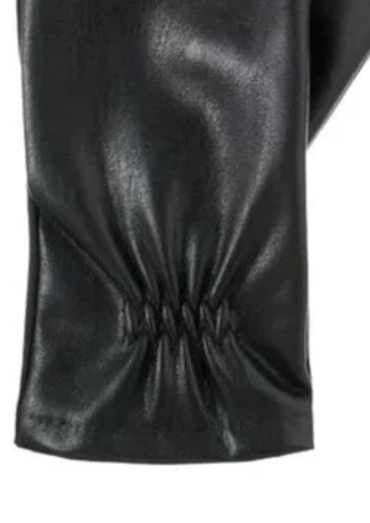 Isotoner - Women's Faux Stretch Leather Gloves