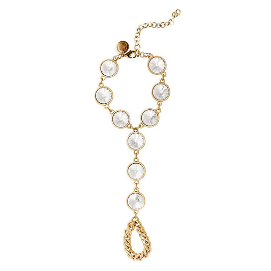 Eklexic - Women's Show Stopper Crystal Hand Chain