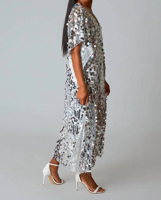 Buddylove - Atlas Sequin Caftan Maxi Dress
