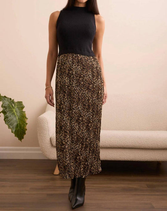 Tribal - Sleeveless Twofer Maxi Dress