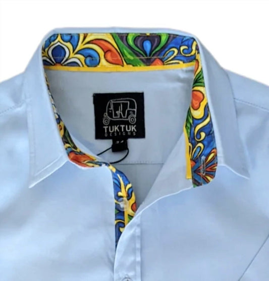 Tuktuk Designs - Boy's Majolica Trim Shirt