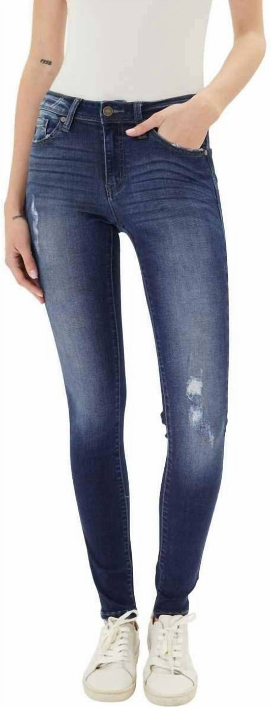Kancan - Women's Mid Rise Skinny Jeans