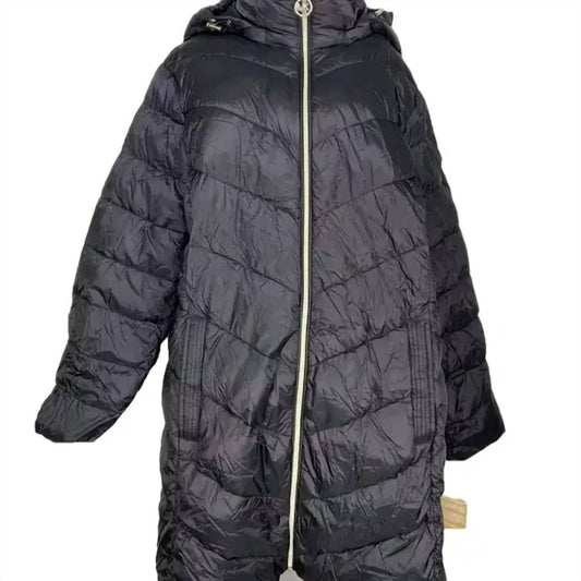 Michael Kors - Women's Hooded Packable Full Zip Down Puffer Coat