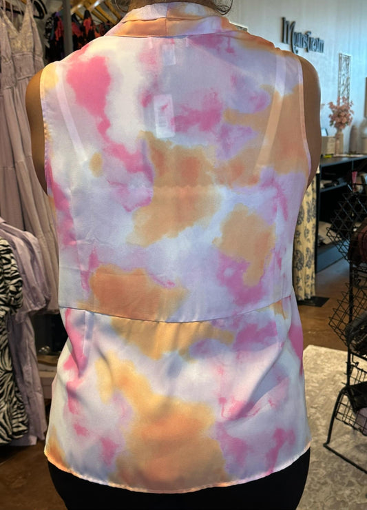 Entro - Sleeveless Chiffon Blouse