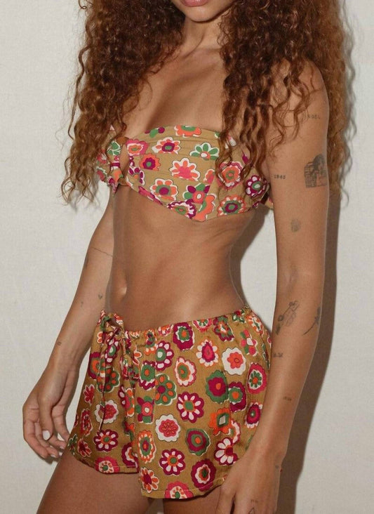 Montce - Silk Low-rise Drawstring Swim Short