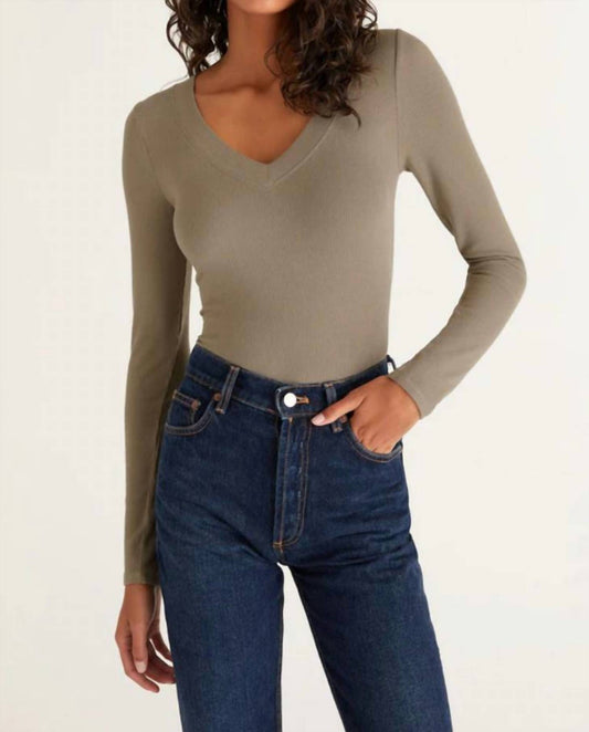 Z Supply - Izzy Rib V-Neck Top