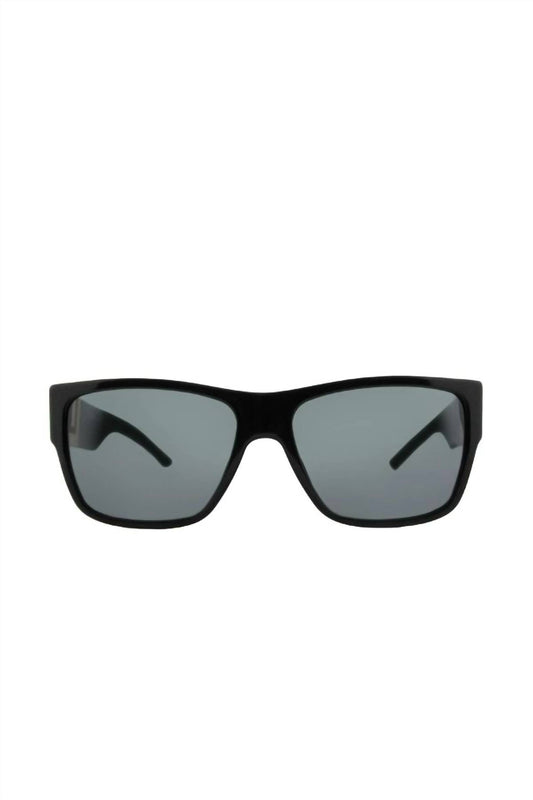 Versace - Square Plastic Sunglasses with Grey Lens