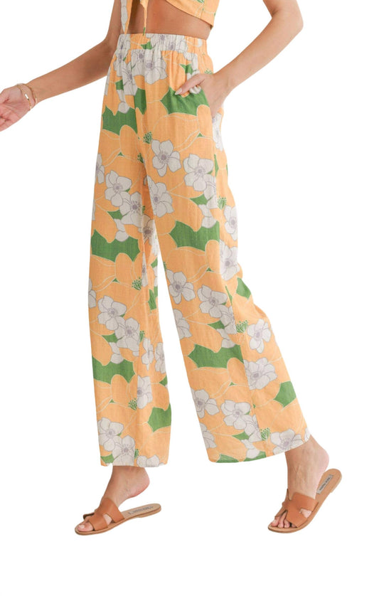 Sadie & Sage - Floral Wide Leg Pants