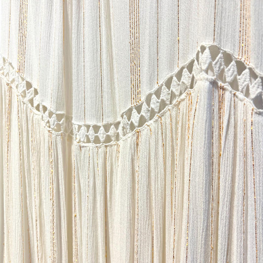 Paani - Women's Thread Maxi Lurex Dress