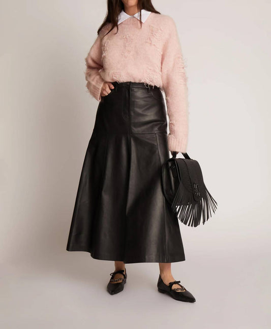 Munthe - Women's Tuxya Vegan Leather Skirt