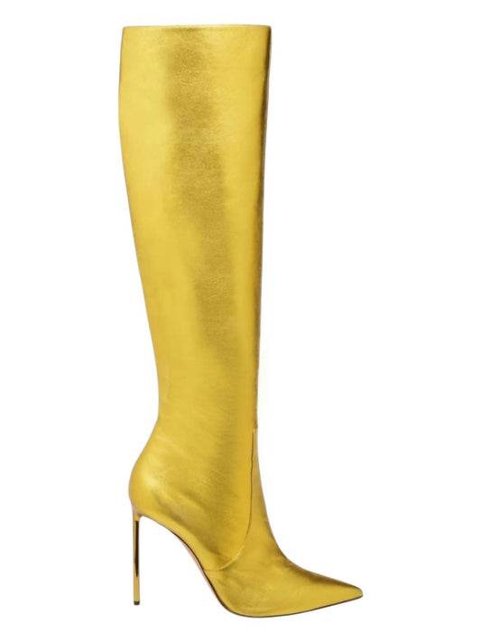 Bally - Women's Barbra Laminated Knee High Leather Boots