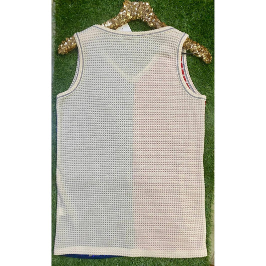 Sunshine & Rodeos - God Bless America Sequin Tank Top