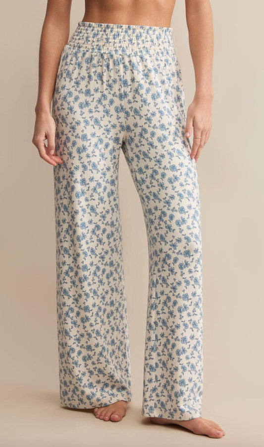 Z Supply - Dawn Smocked Ditsy Floral Pant