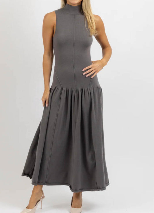 Lalavon - Drop Waist Maxi Dress