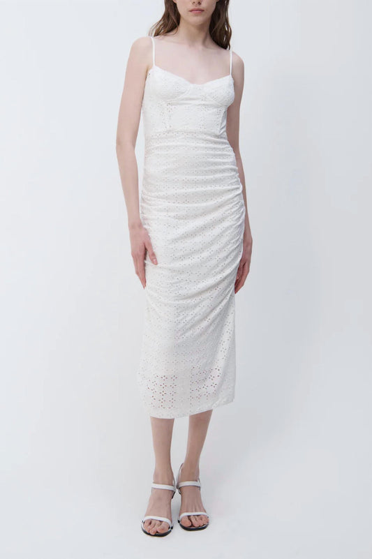 Moira Broderie Anglaise Jersey Bustier Dress