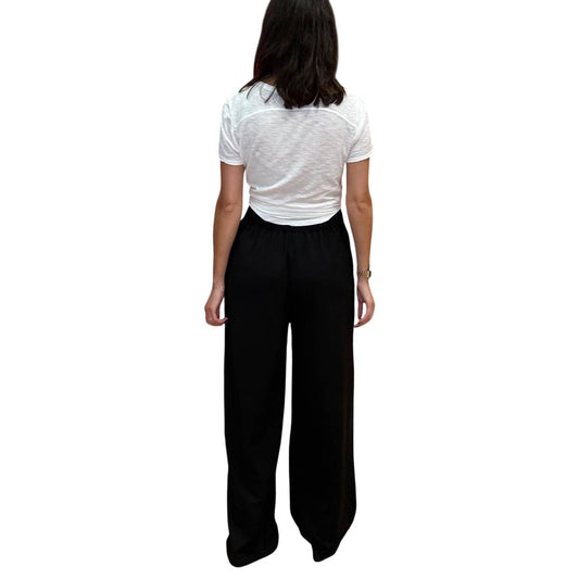 Bobi - Wide Leg Pleated Pant