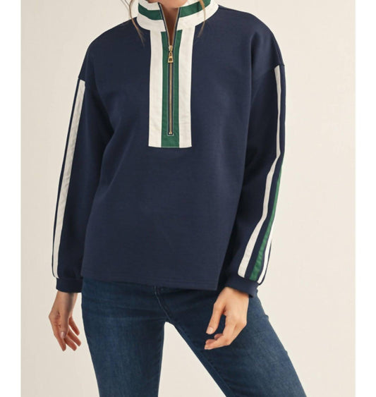 Jodifl - Giselle Trim Zipper Pullover