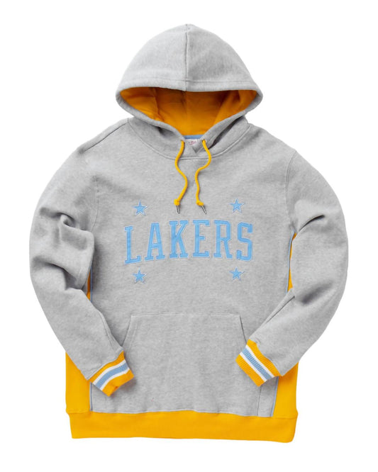 Mitchell & Ness - MEN'S MINNEAPOLIS LAKERS PREMIUM FLEECE HOODIE