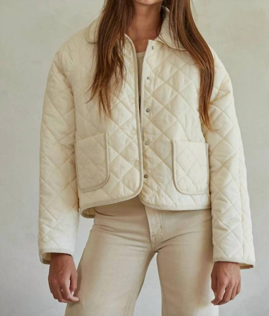 By Together - Anne Woven Cotton Quilted Jacket