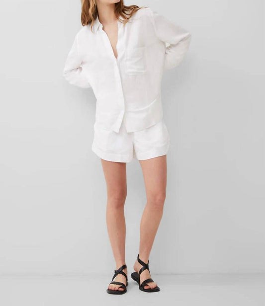 French Connection - Birdie Linen Boyfriend Shirt