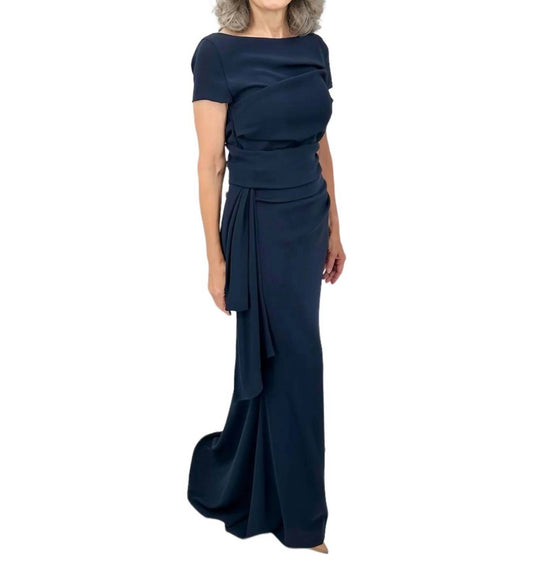 Talbot Runhof - Bouvier Stretch Crepe Long Dress