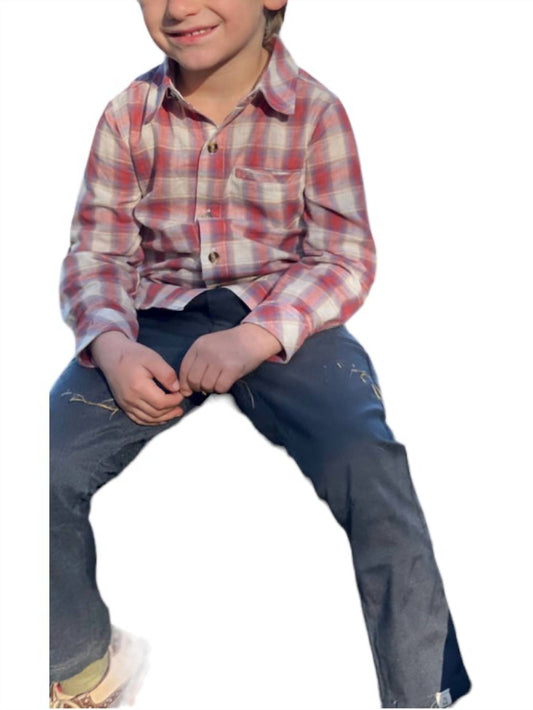 Me & Henry - Boy's Atwood Long Sleeve Woven Shirt