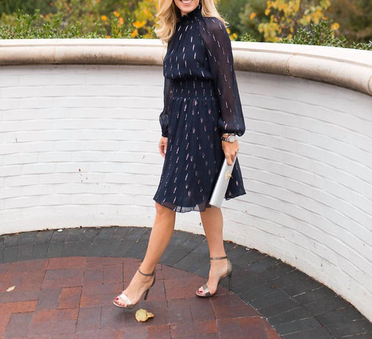 Rebecca Taylor - Long Sleeve Mockneck Dress