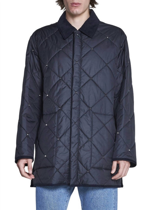 Valentino - Men's Rockstud Spike Quilted Nylon Jacket
