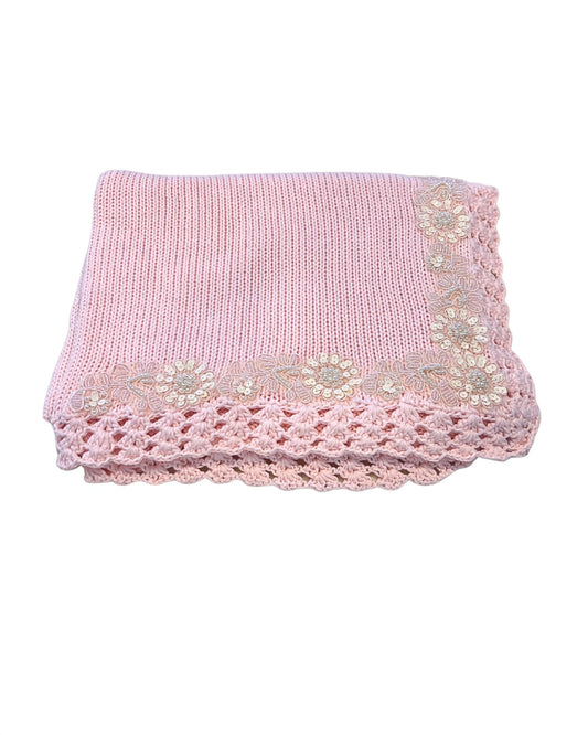 Gita - Girl's Sequence Trim Blanket