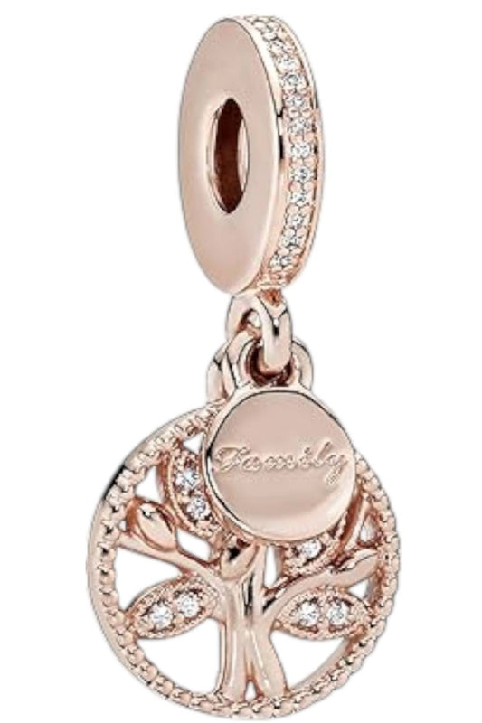 Pandora - Family Heritage Dangle Rose Charm