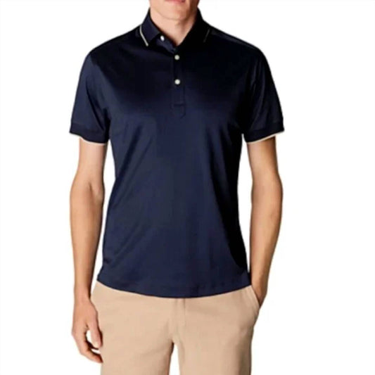 Eton - Three Button Short Sleeve Polo