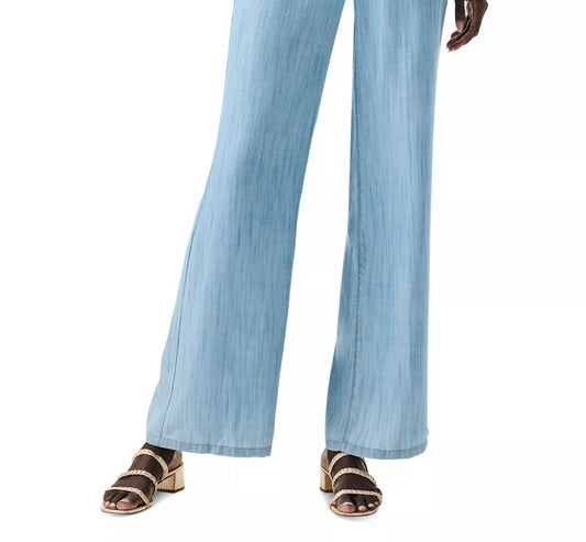 Nic + Zoe - Drapey Denim Wide Leg Jeans - 31"