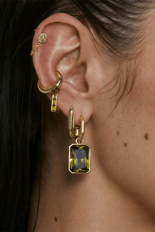 VOLT GEMSTONE STATEMENT EARRINGS