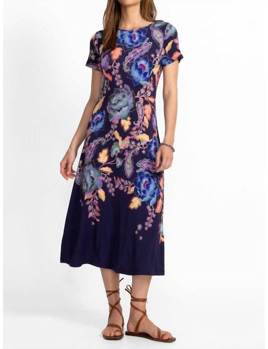 Johnny Was - JANIE FAVORITE BOATNECK CAP SLEEVE DRESS