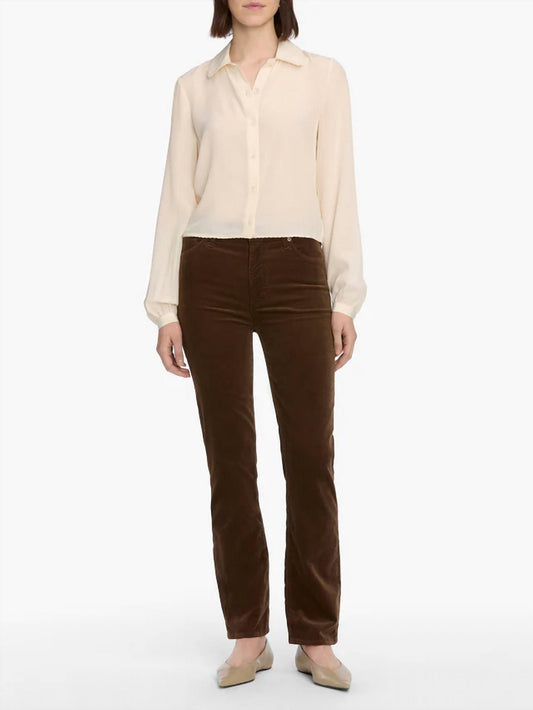 Frame - Le Sleek Straight Corduroy Pants