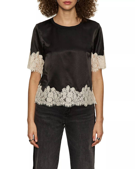 Sanctuary - One of a Kind Satin Lace Top