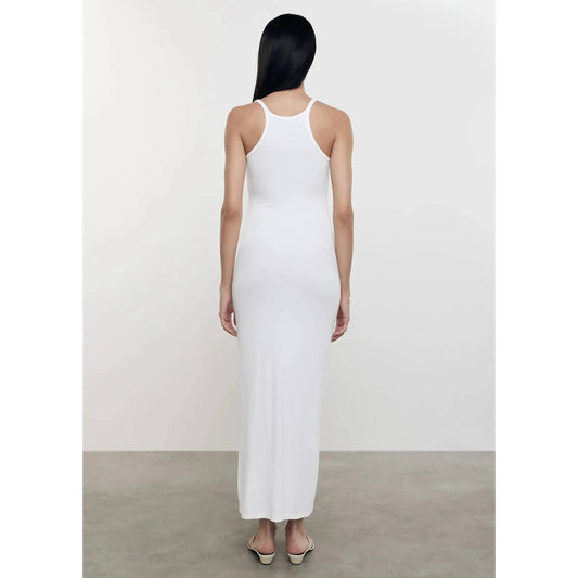 Enza Costa - Silk Rib U Neck Maxi Dress